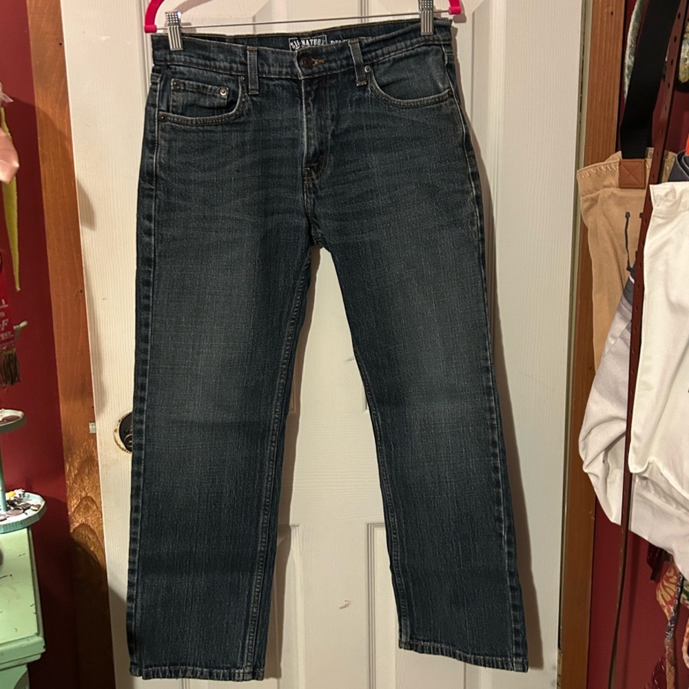 Levi Signature Dark Wash Straight Jeans